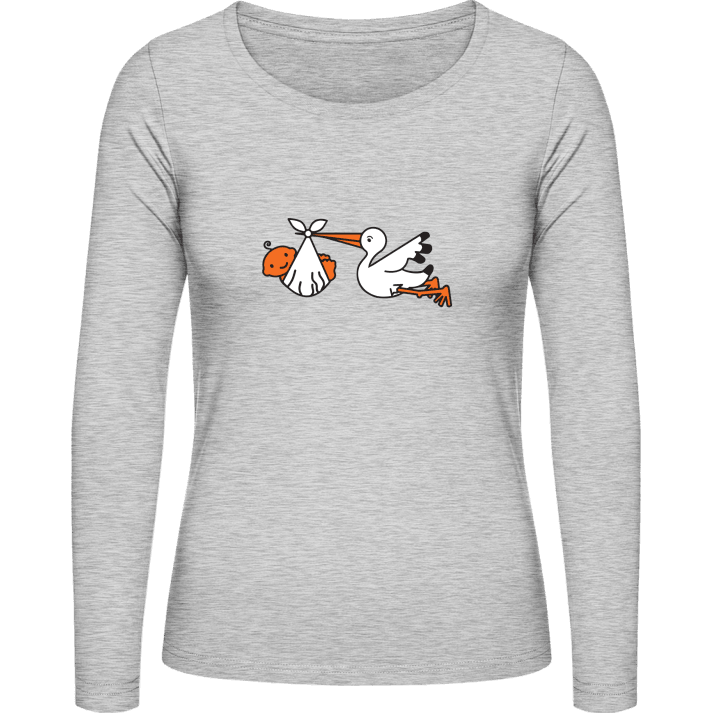 Stork With Baby Women long Sleeve Shirt 0 image
