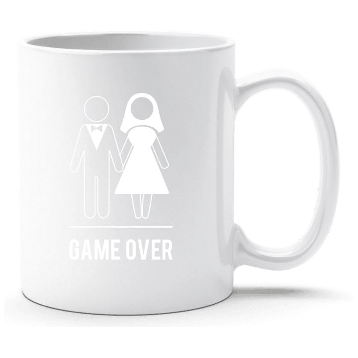 Game Over white Cup contain pic