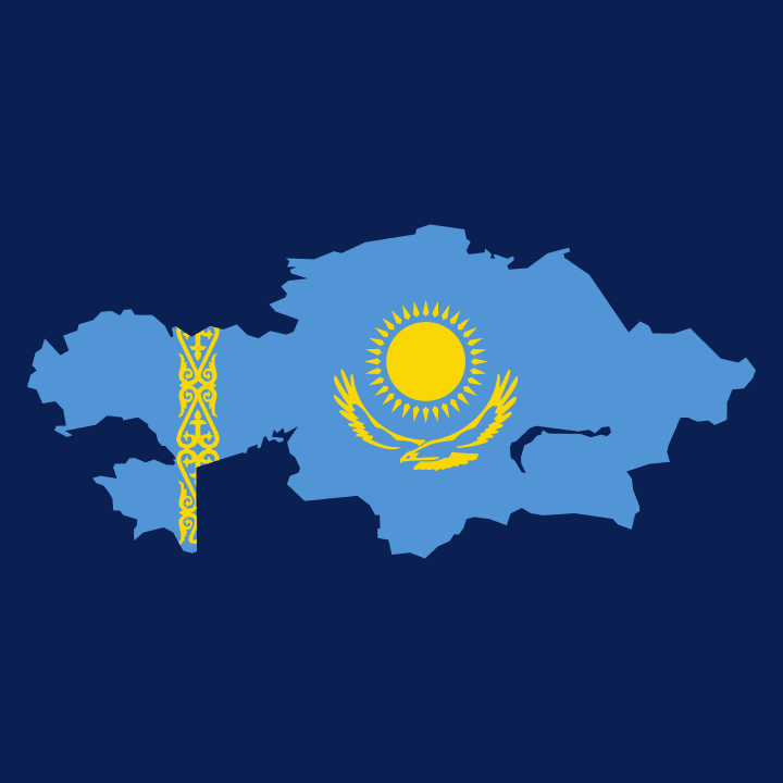 Kazakhstan Map Frauen T-Shirt 0 image
