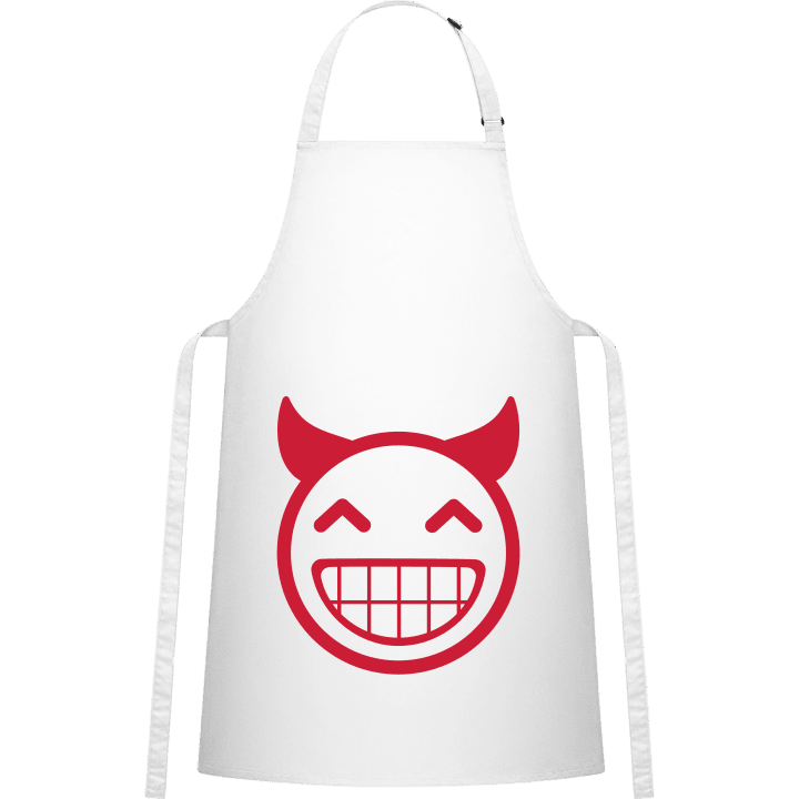 Devil Smiling Delantal de cocina contain pic