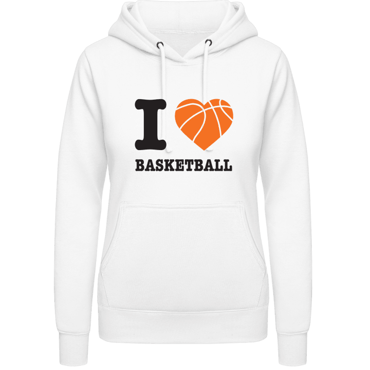 I Heart Basketball Vrouwen Hoodie contain pic