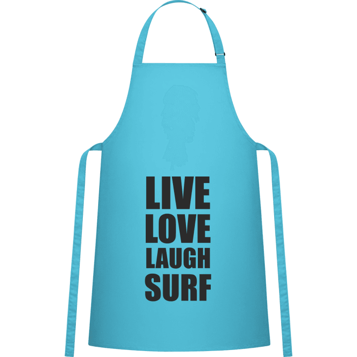 Live Love Laugh Surf Förkläde för matlagning contain pic