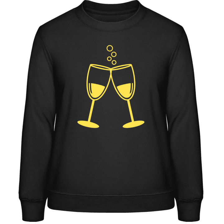Clink Glasses Chears Frauen Sweatshirt 0 image
