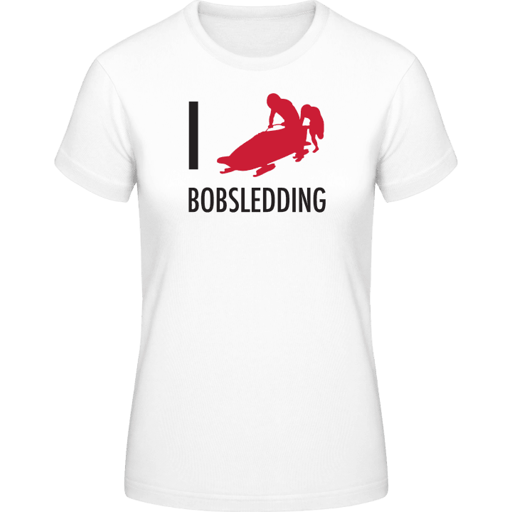 I Love Bobsledding Naisten t-paita 0 image