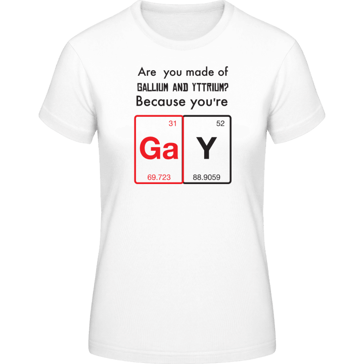 Gay Logo T-skjorte for kvinner contain pic