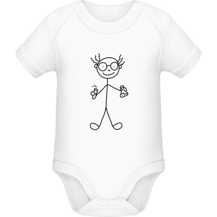 Funny Chemist Character Baby romper kostym contain pic
