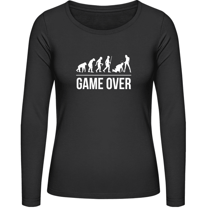 Game Over Man Evolution Vrouwen Lange Mouw Shirt contain pic