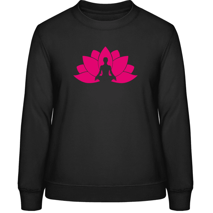 Spirituality Buddha Lotus Frauen Sweatshirt contain pic