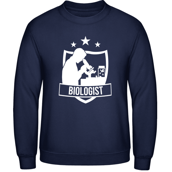 Biologist Silhouette Star Sweatshirt contain pic