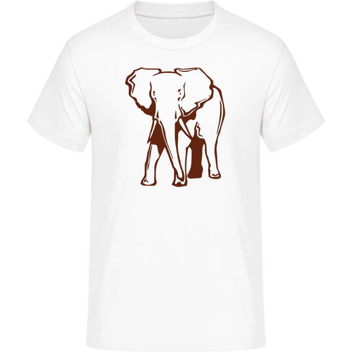 Elephant Outline T-Shirt 0 image