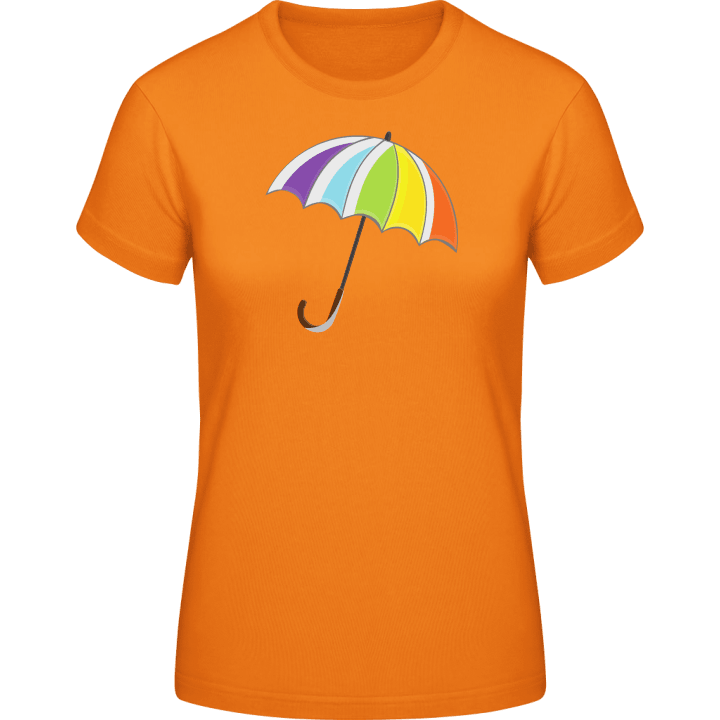 Rainbow Umbrella T-skjorte for kvinner 0 image