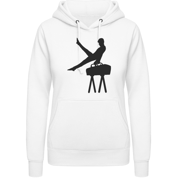 Gym Pommel Horse Silhouette Women Hoodie contain pic