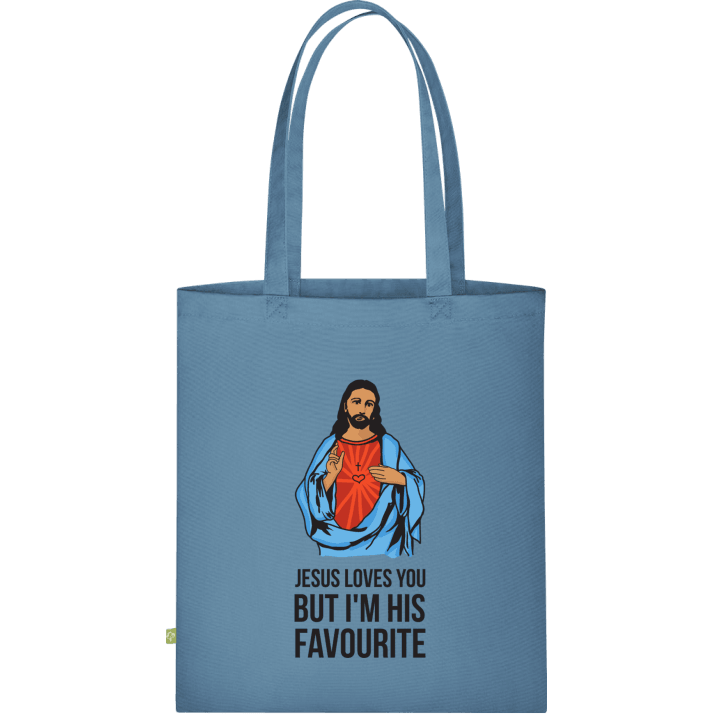 Jesus Loves You But I'm His Favourite Sac en tissu contain pic