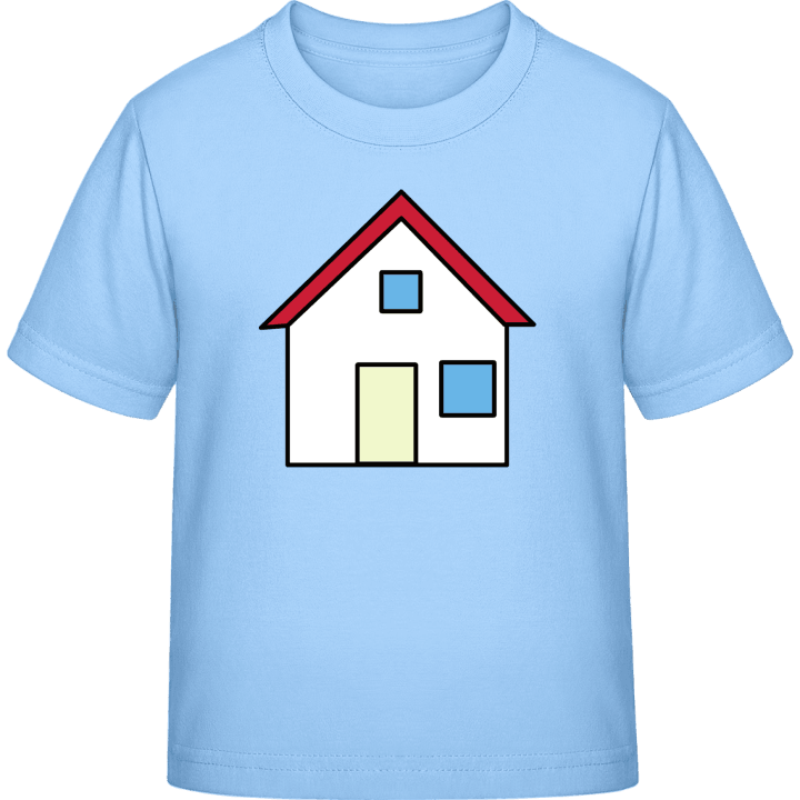 House With Red Roof T-shirt för barn 0 image