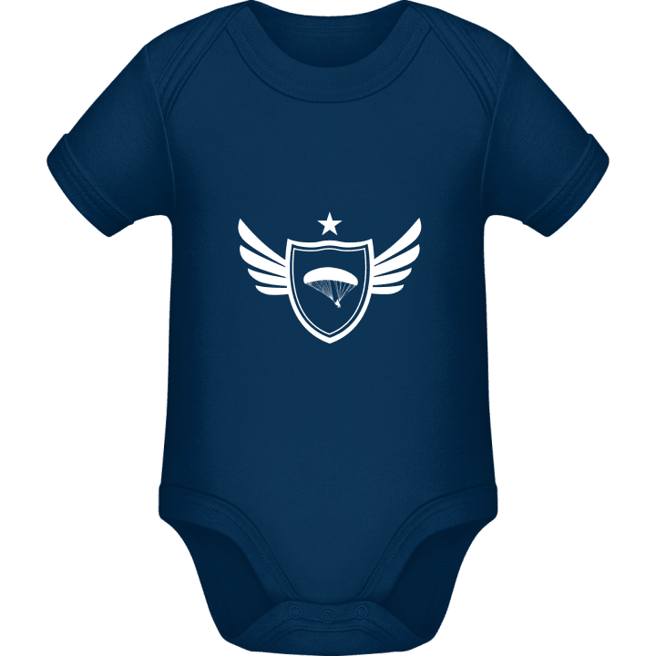 Winged Paraglider Logo Baby Romper contain pic