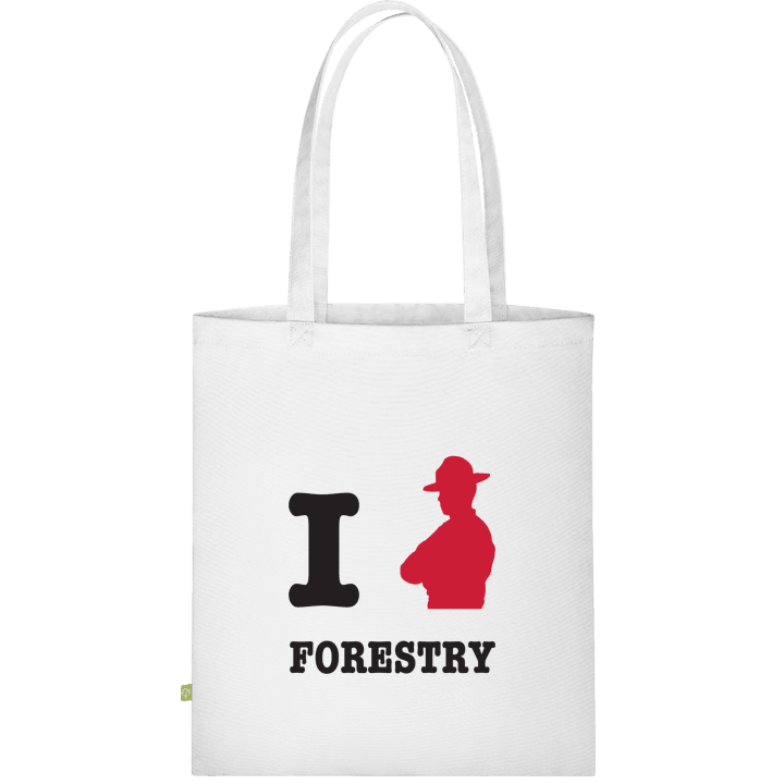 I Love Forestry Sac en tissu contain pic