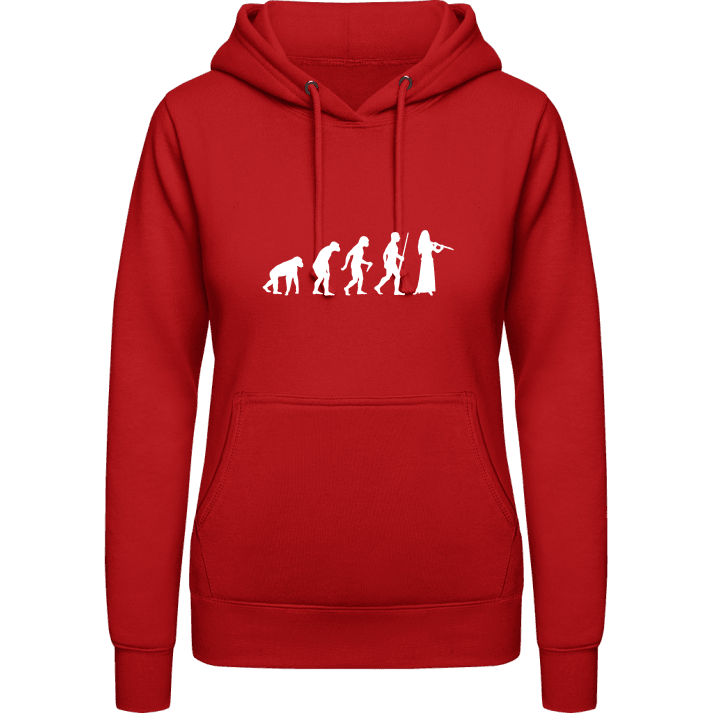 Flute Evolution Female Women Hoodie contain pic