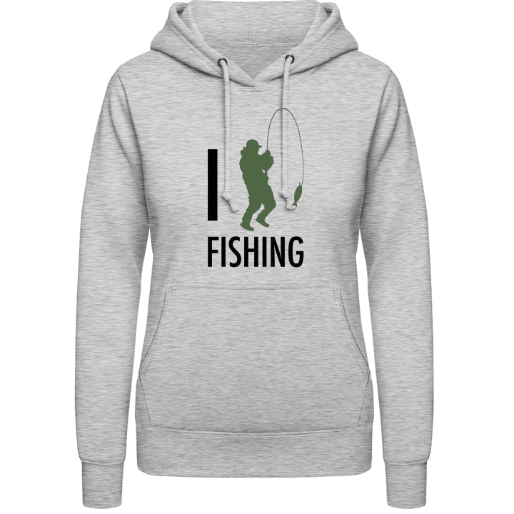 I Heart Fishing Frauen Kapuzenpulli 0 image