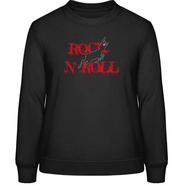 Rock N Roll Sweatshirt för kvinnor contain pic