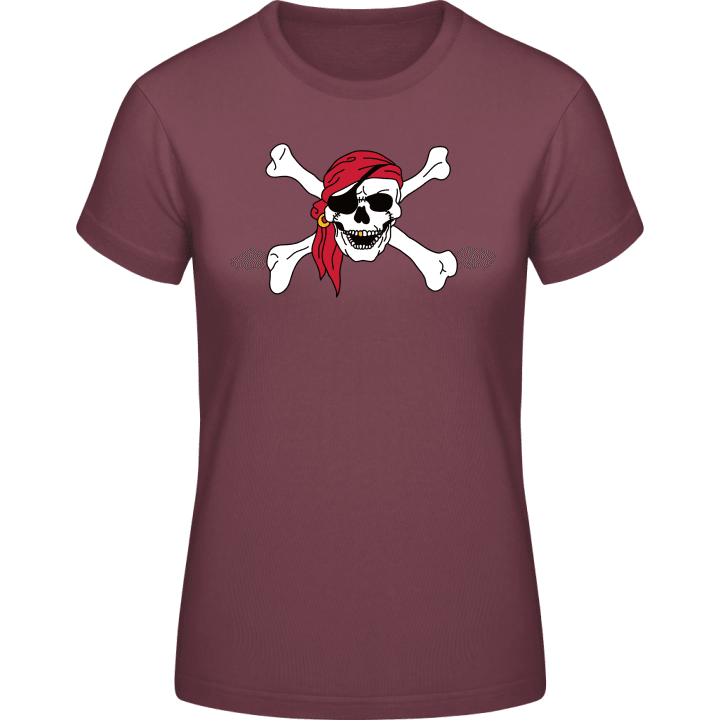 Pirate Skull And Crossbones T-skjorte for kvinner 0 image