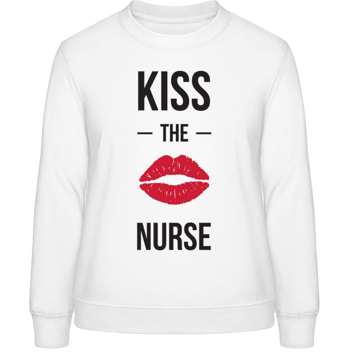 Kiss The Nurse Sweat-shirt pour femme contain pic