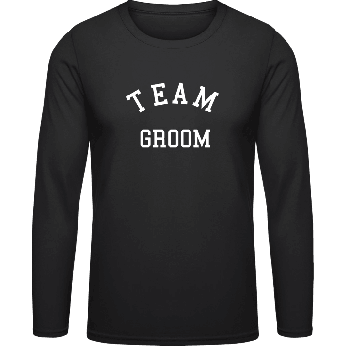 Team Groom T-shirt à manches longues contain pic