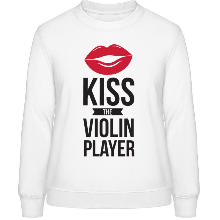 Kiss The Violin Player Sudadera de mujer contain pic