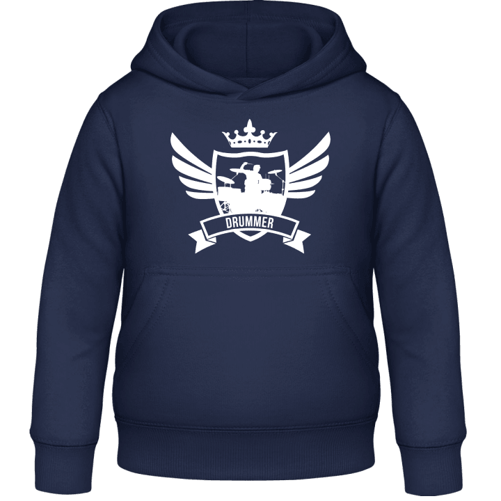 Drummer Winged Barn Hoodie contain pic