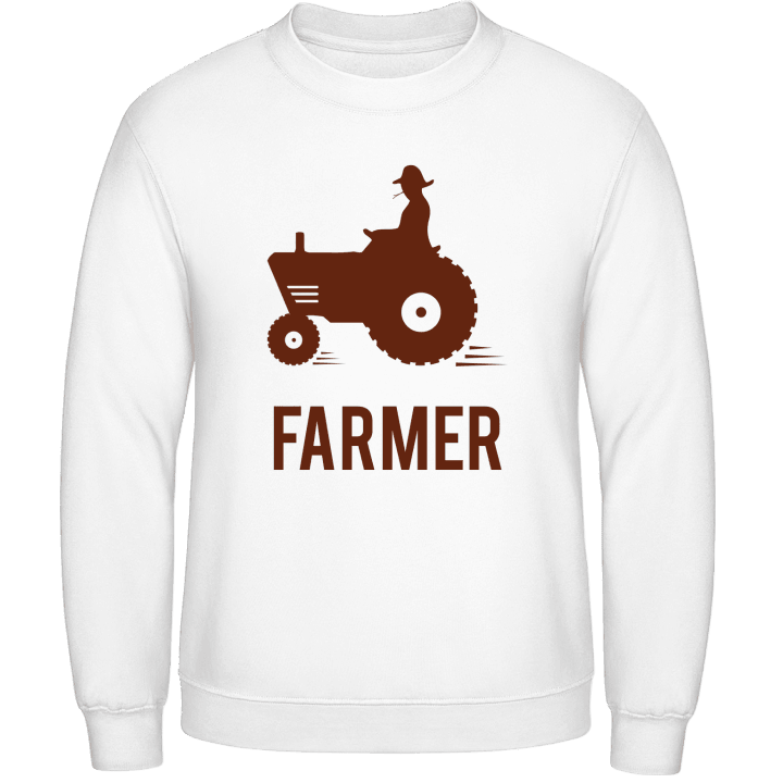 Farmer in Action Sweatshirt contain pic
