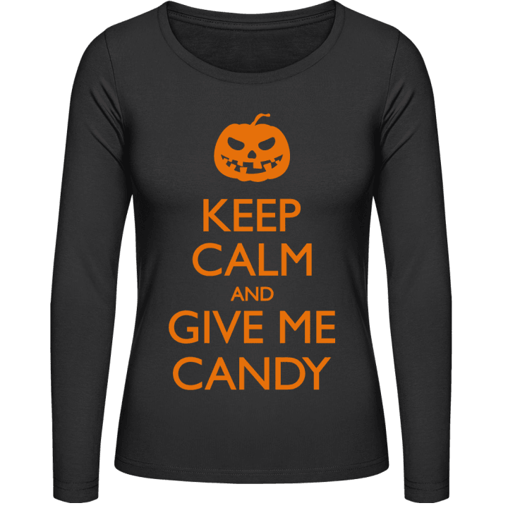 Keep Calm And Give Me Candy Vrouwen Lange Mouw Shirt 0 image