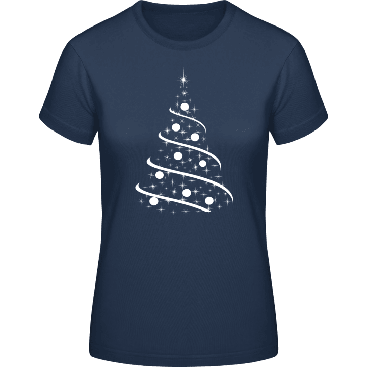 Christmas Tree With Balls T-shirt för kvinnor 0 image