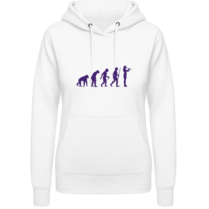 Recorder Player Evolution Female Women Hoodie contain pic