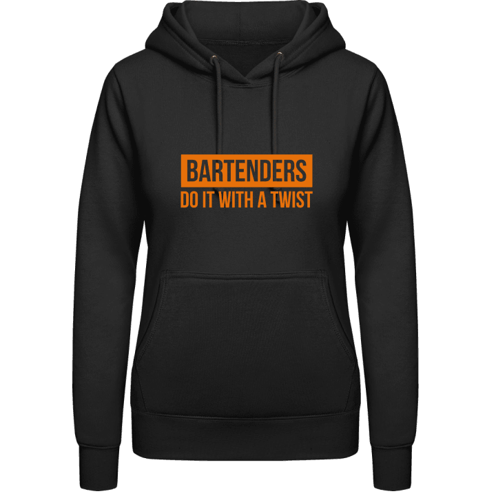 Bartenders Do It With A Twist Sudadera con capucha para mujer contain pic