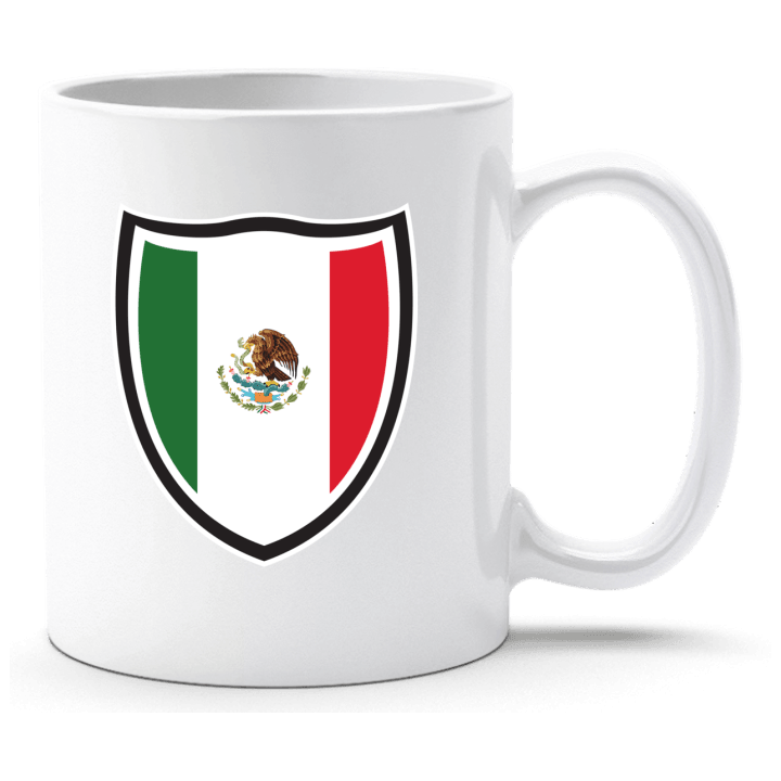 Mexico Flag Shield Taza contain pic