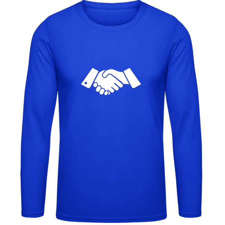 Manager Handshake Shirt met lange mouwen contain pic