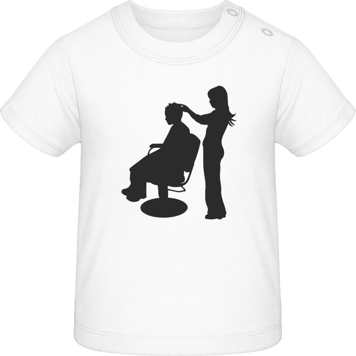 Haircutter Hairdresser T-shirt för bebisar contain pic