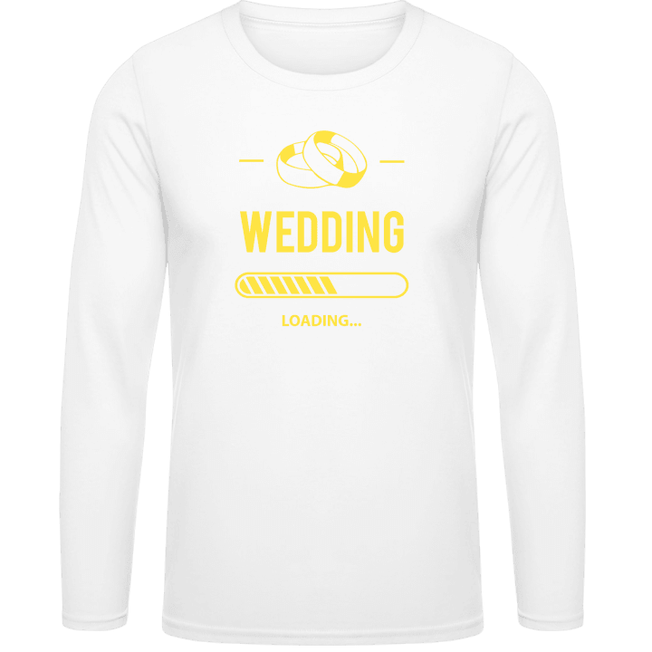 Wedding Loading T-shirt à manches longues contain pic