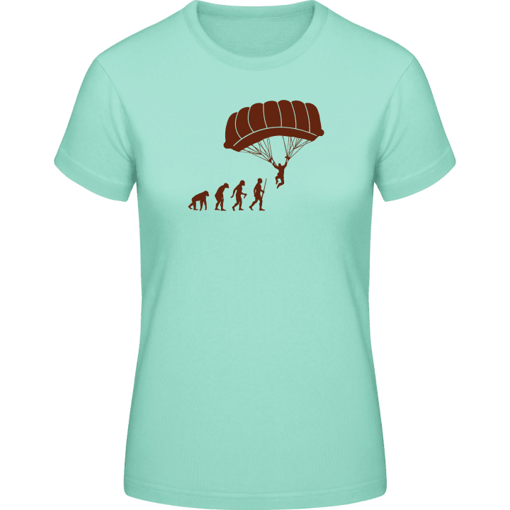 The Evolution of Skydiving T-skjorte for kvinner contain pic