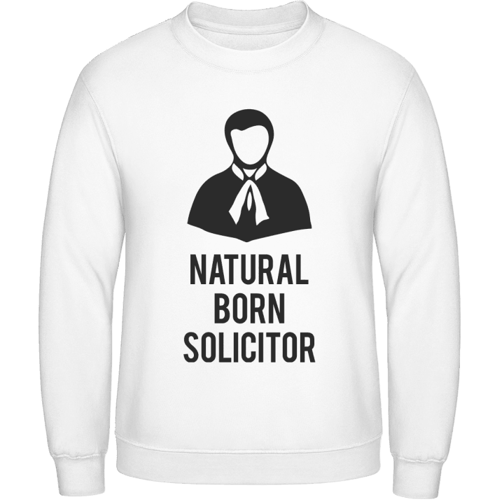 Natural Born Solicitor Sweatshirt contain pic