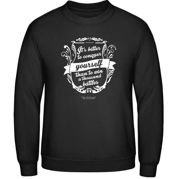 Conquer Yourself Buddha Sweatshirt 0 image