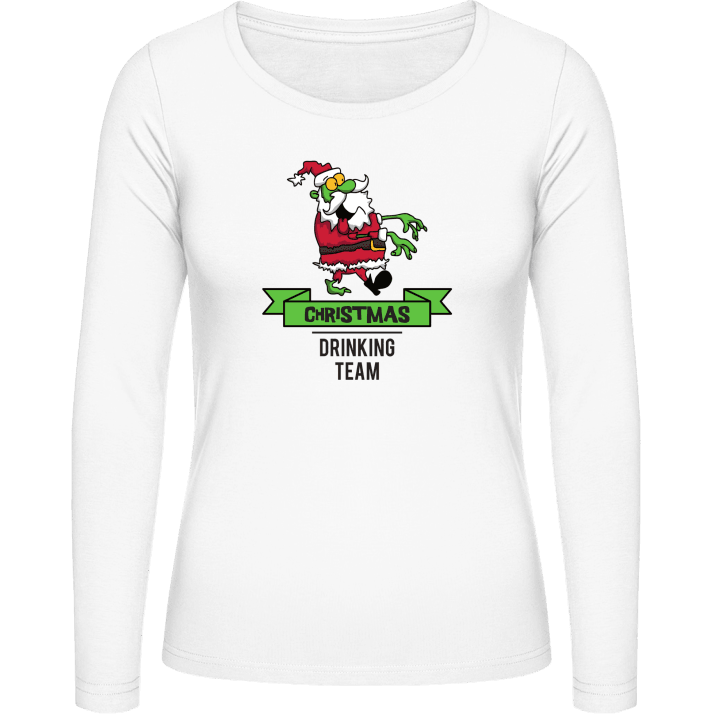 Christmas Drinking Team T-shirt à manches longues pour femmes 0 image