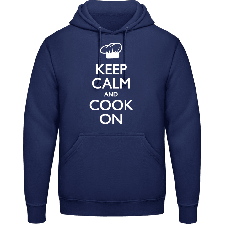 Keep Calm and Cook On Felpa con cappuccio contain pic
