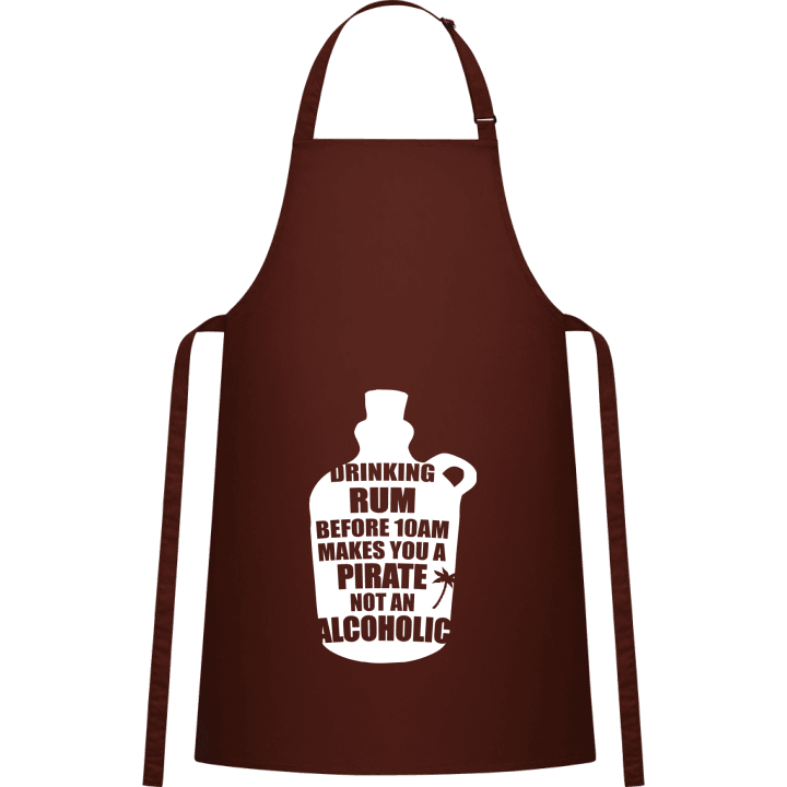 Drinking Rum Before 10AM makes You A Pirate Not An Alcoholic Kitchen Apron 0 image