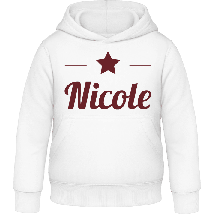 Nicole Star Felpa con cappuccio per bambini contain pic