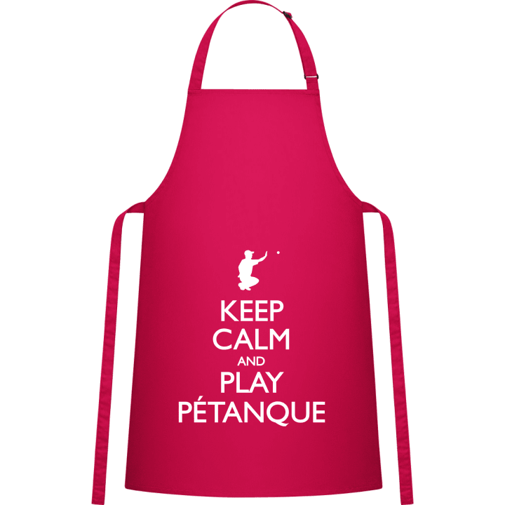 Keep Calm And Play Pétanque Delantal de cocina contain pic