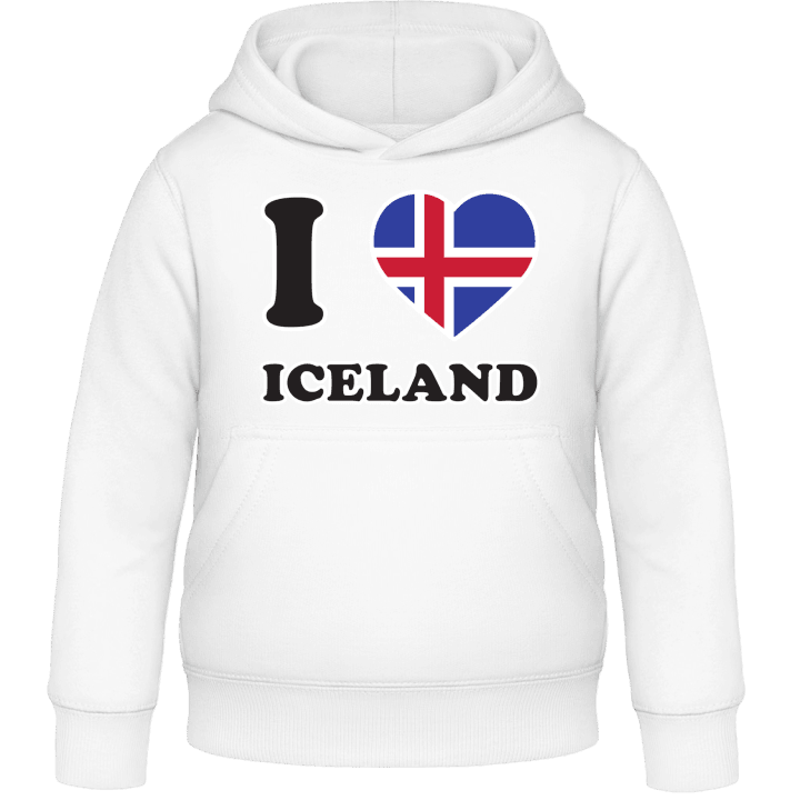 I Love Iceland Fan Kids Hoodie 0 image