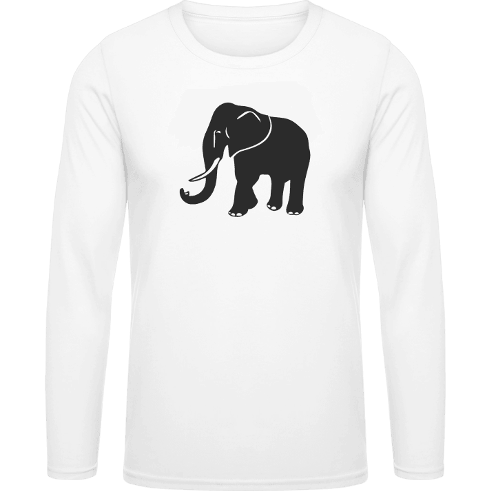 Elefant Icon Langarmshirt 0 image