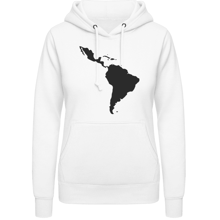Latin America Map Felpa con cappuccio da donna contain pic