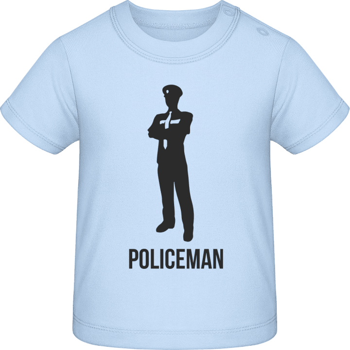 Policeman Baby T-skjorte contain pic