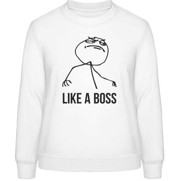 Like A Boss Internet Meme Sweatshirt til kvinder 0 image